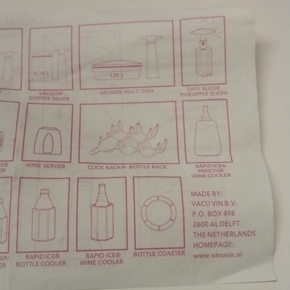 Bundle of 2 Sets Wine Pumps/Sealers/Stoppers - 5 Pieces Black - Picture 8 of 10